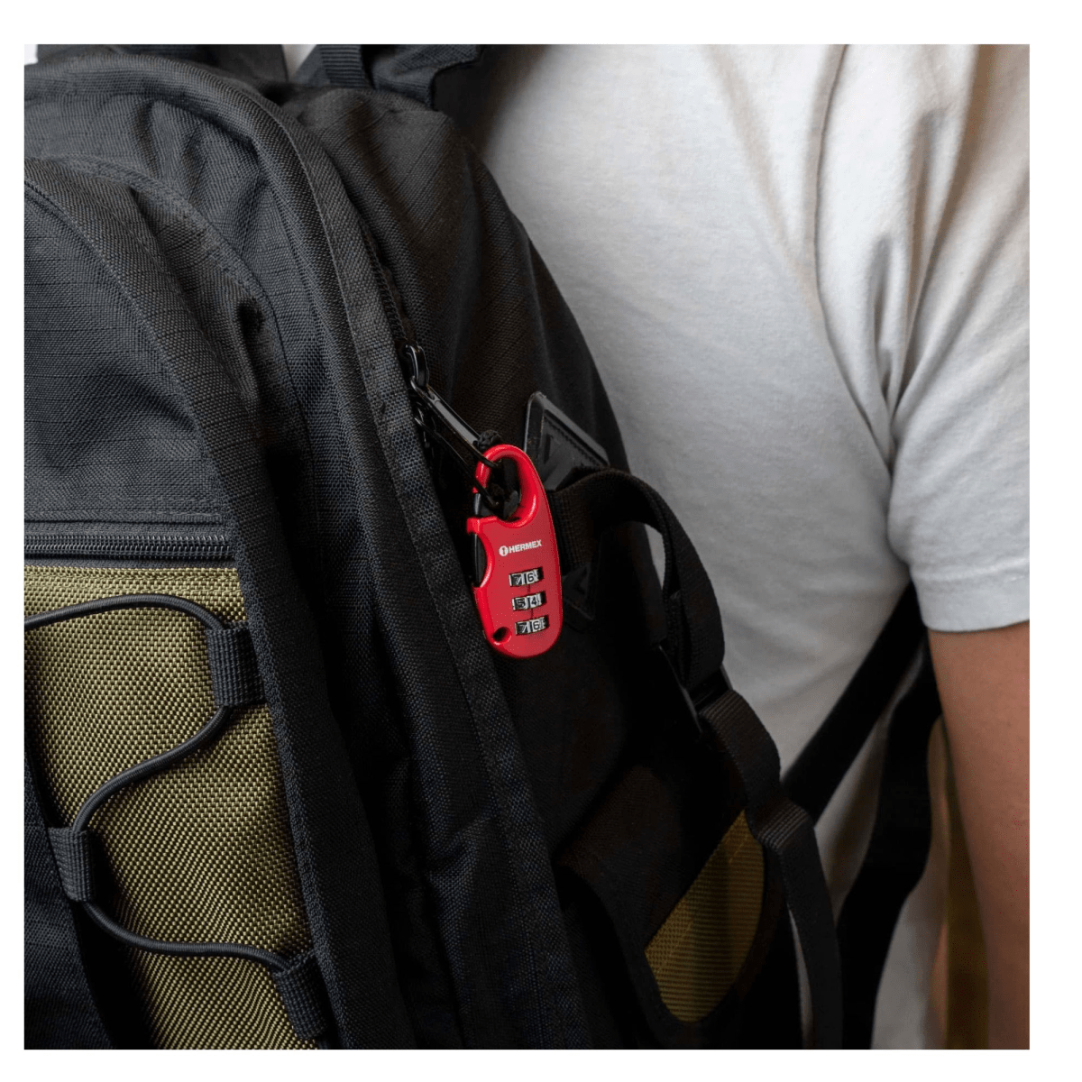 Candado maletero con clave 3 dijitos Hermex3