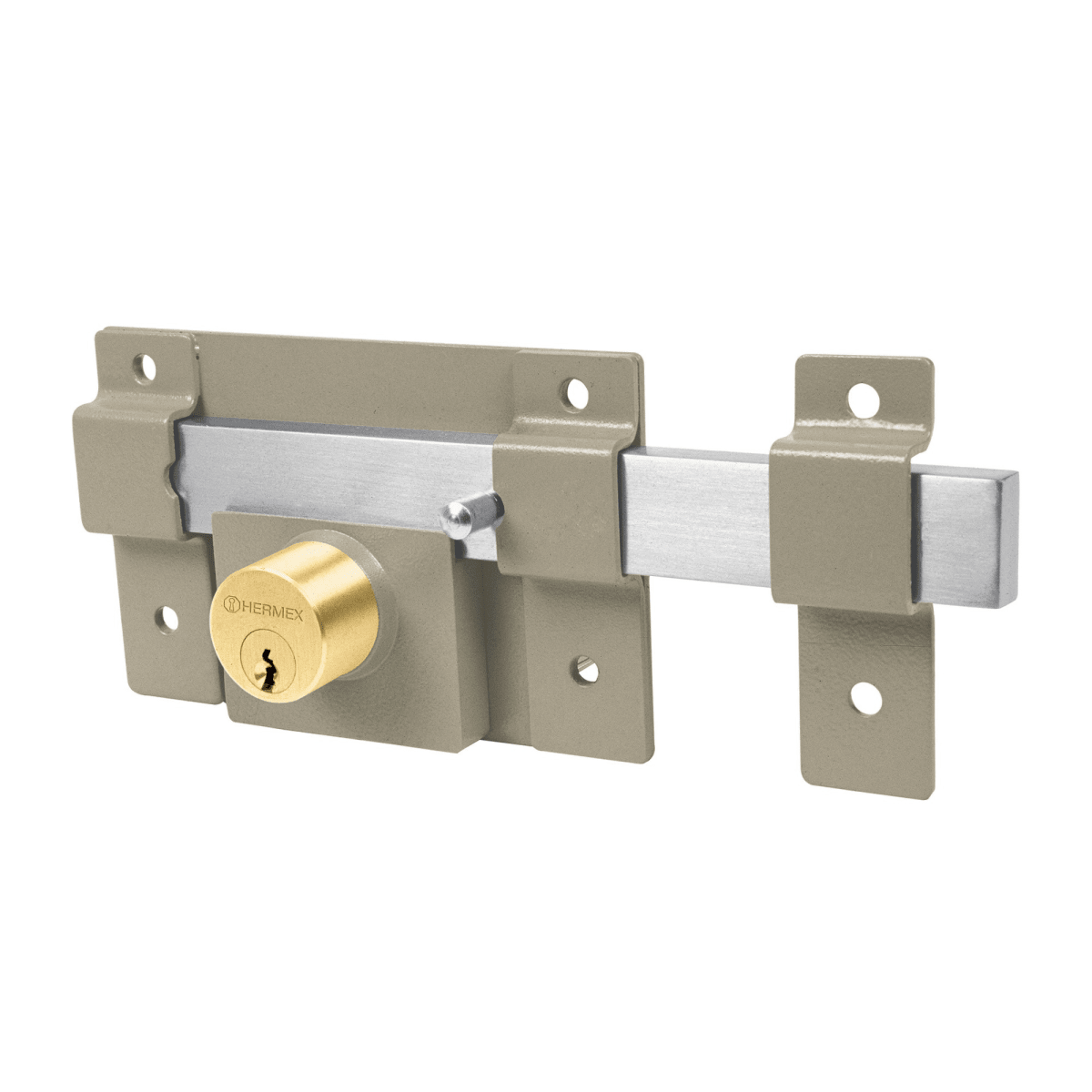 Chapa cerradura de barra libre Hermex1