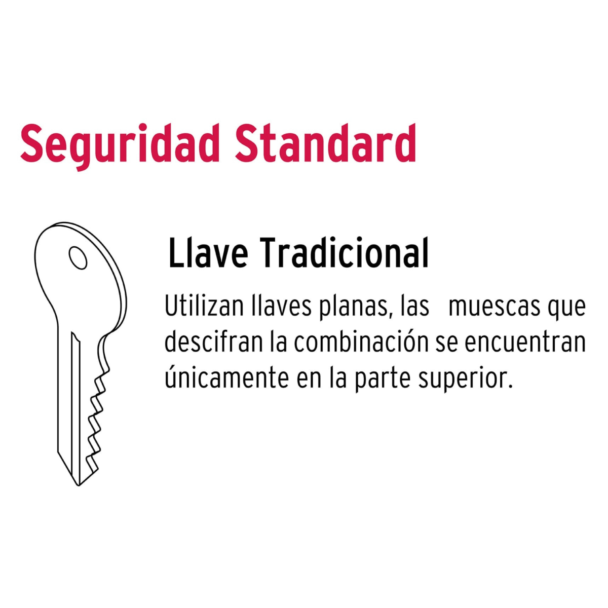 Chapa Cerrojo cromo mate llave tradicional Hermex5