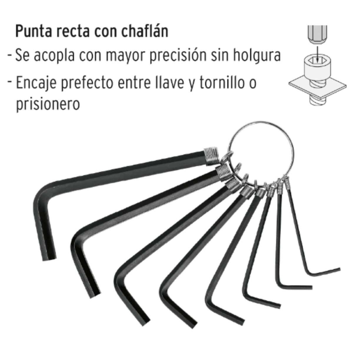 Llaves allen mm Juego de 8 unidades milimetricos pretul Truper4