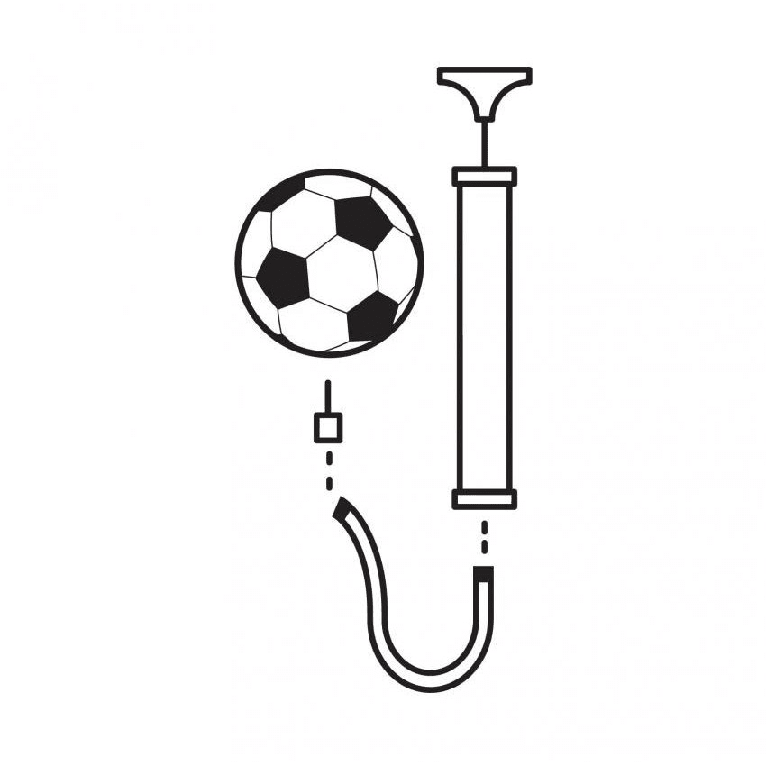 Inflador de pelotas, balones 14.5 psi ligero portátil pretul2