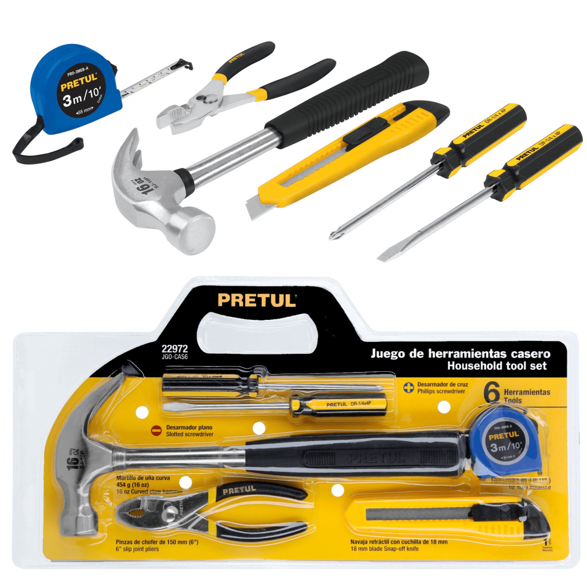 Juego de Herramientas  6 piezas, Pretul2
