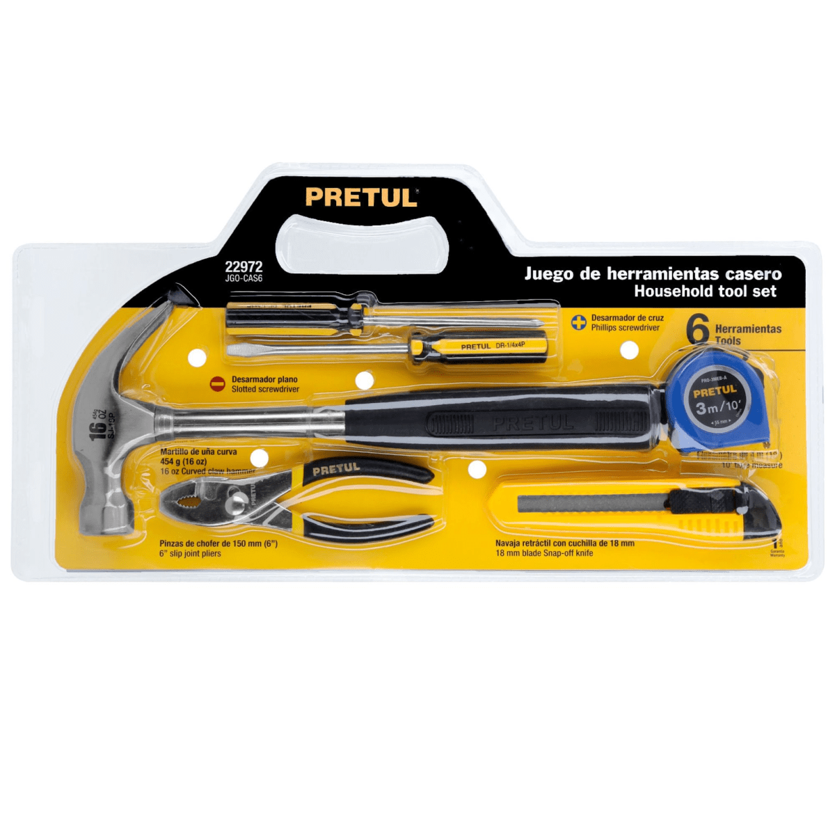 Juego de Herramientas  6 piezas, Pretul3