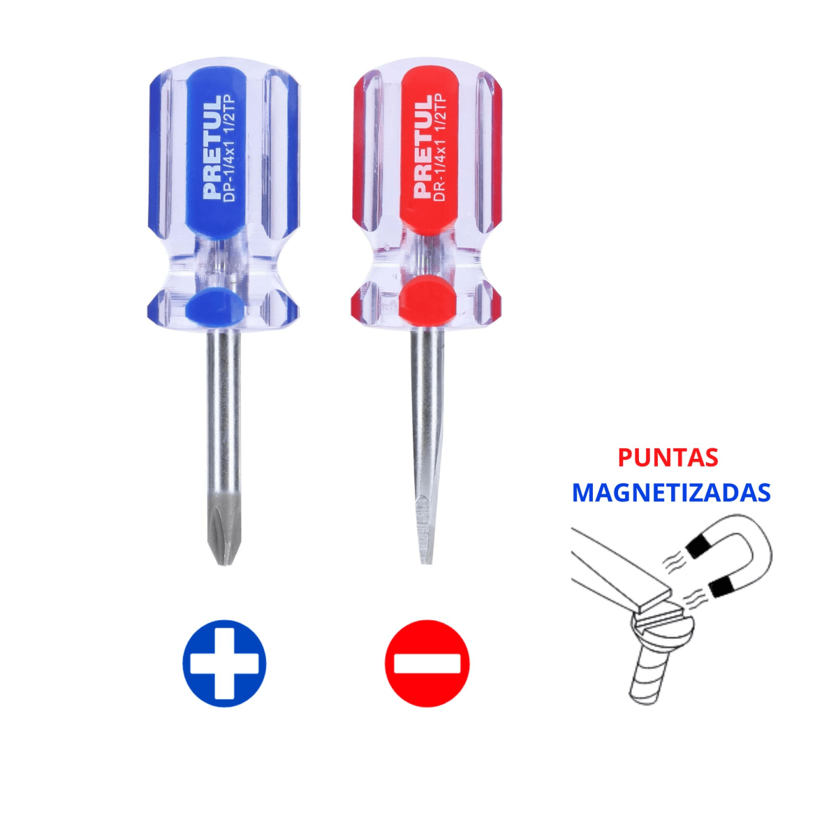 minidesarmador atornillador mixta 2 piezas, Pretul2