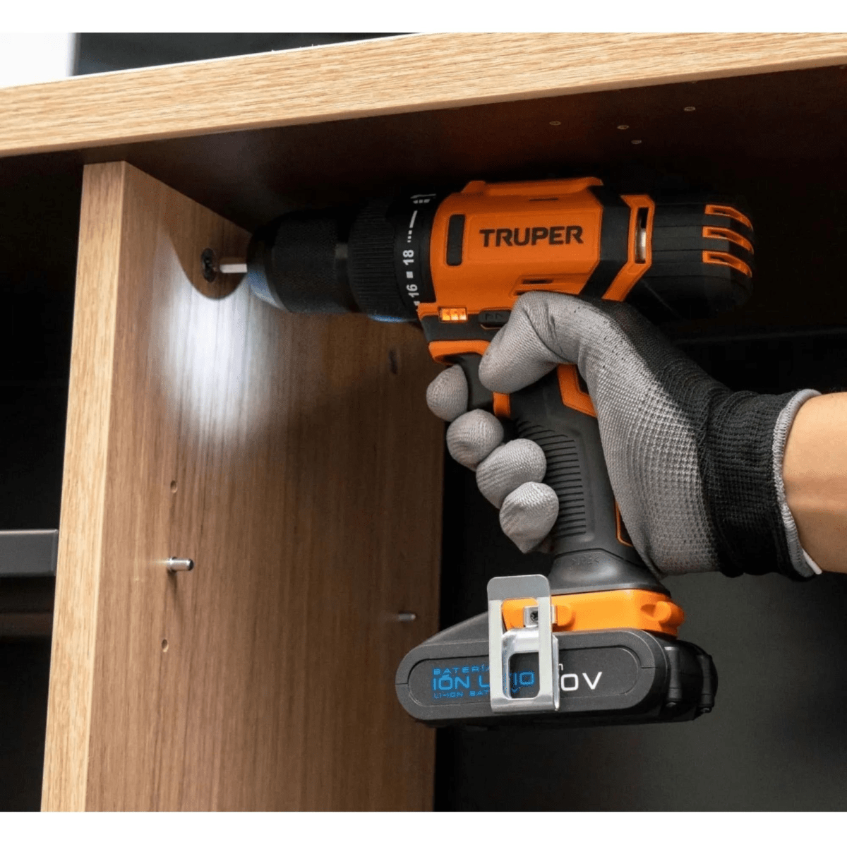 Taladro percutor inalámbrico 20V 3 funciones 1/2