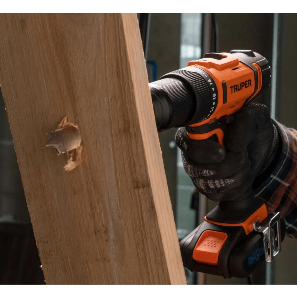 Taladro percutor inalámbrico 20V 3 funciones 1/2