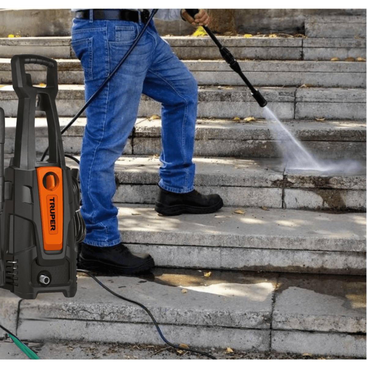 Hidrolavadora alta presión 1800PSI 1500W HILA 1800-2 eléctrica Truper4