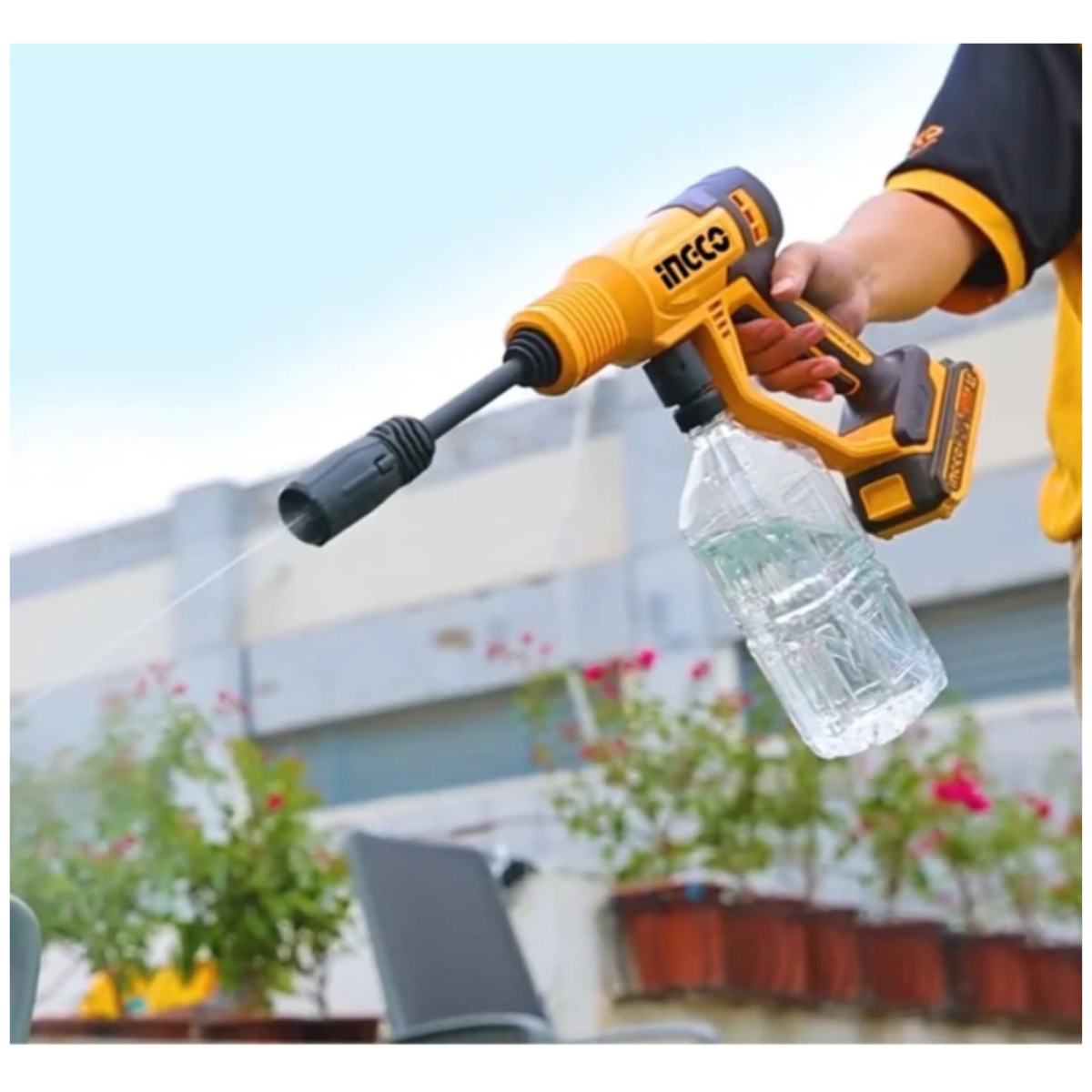 HIDROLAVADORA INALAMBRICA 20V LIMPIEZA PROFUNDA, CPWLI20362  INGCO5