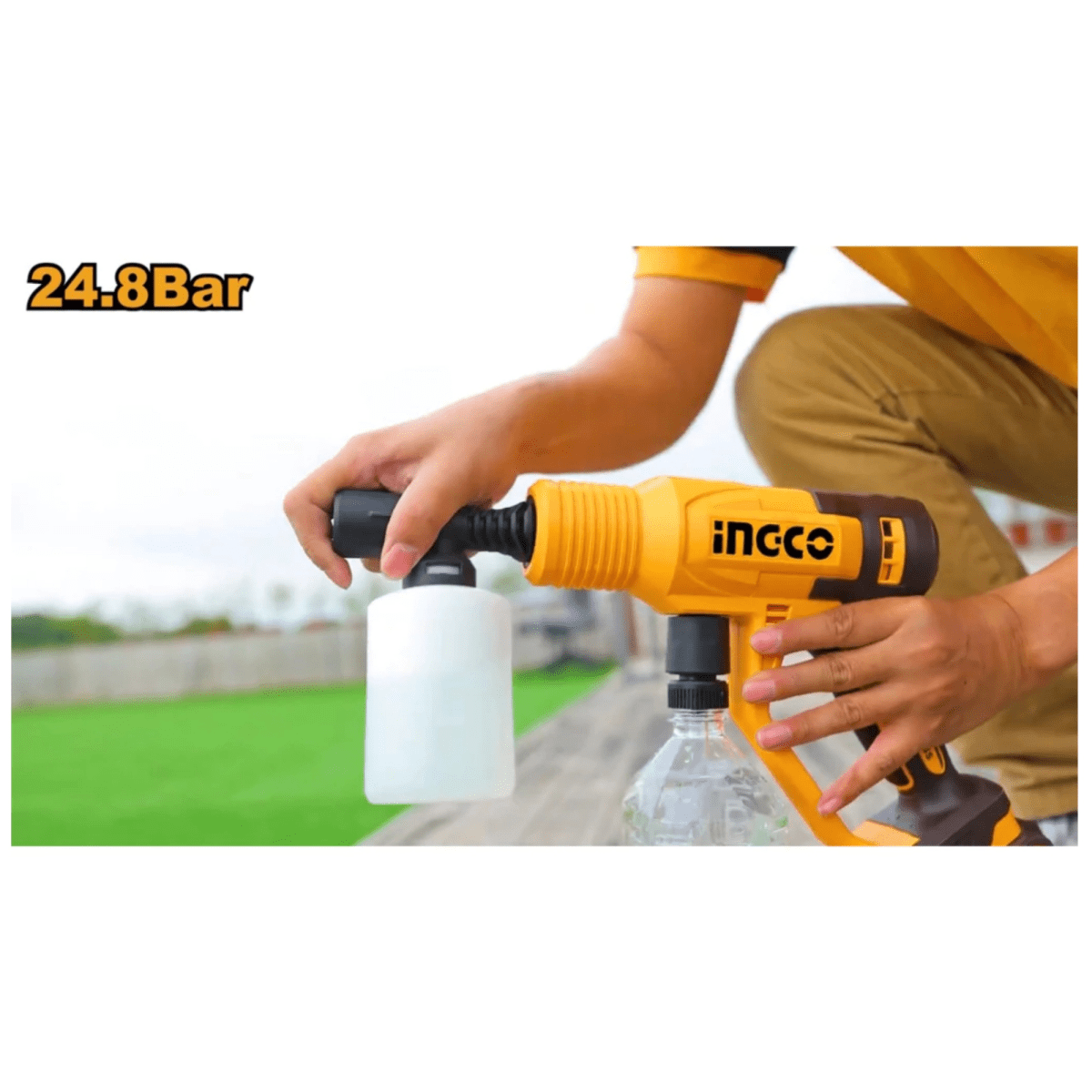 HIDROLAVADORA INALAMBRICA 20V LIMPIEZA PROFUNDA, CPWLI20362  INGCO6