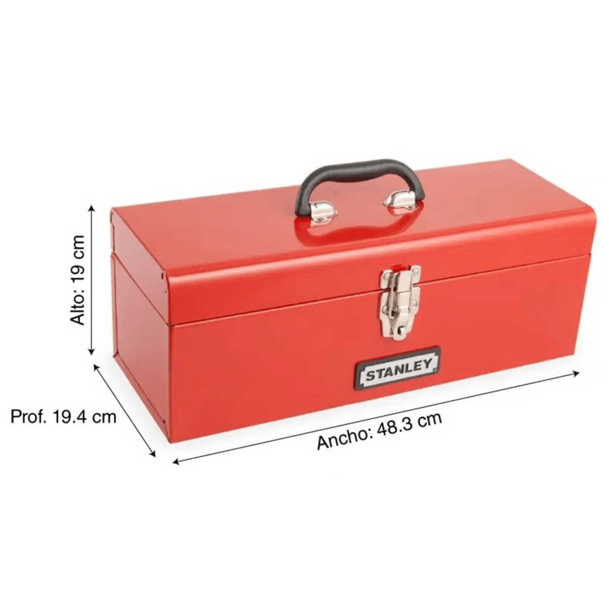 Caja Metálica con Bandeja caja de herramienta uso rudo4