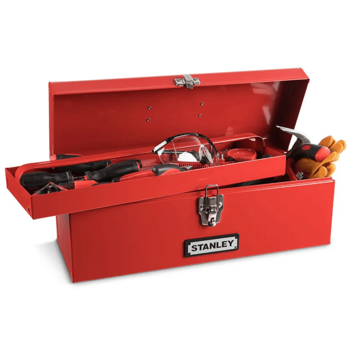 Caja Metálica con Bandeja caja de herramienta uso rudo6