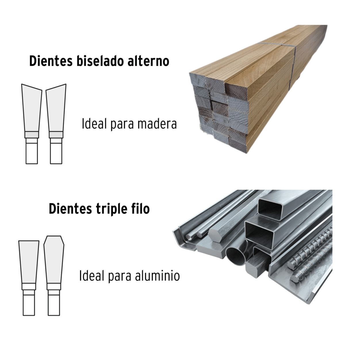 Sierra ingleteadora telescópica 1800W corte madera y aluminio 2 1/2 HP5