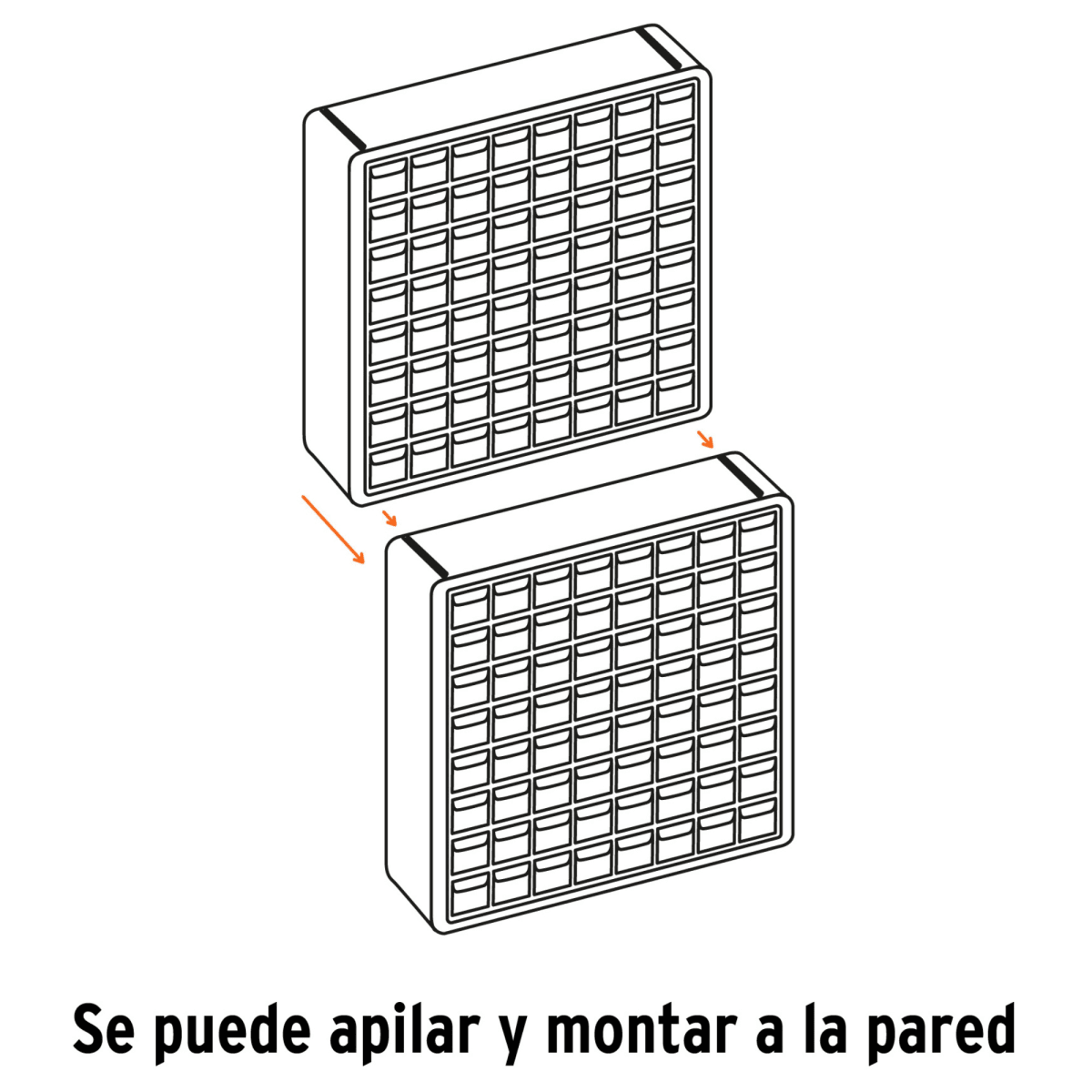 Organizador con 44 gavetas, Truper4