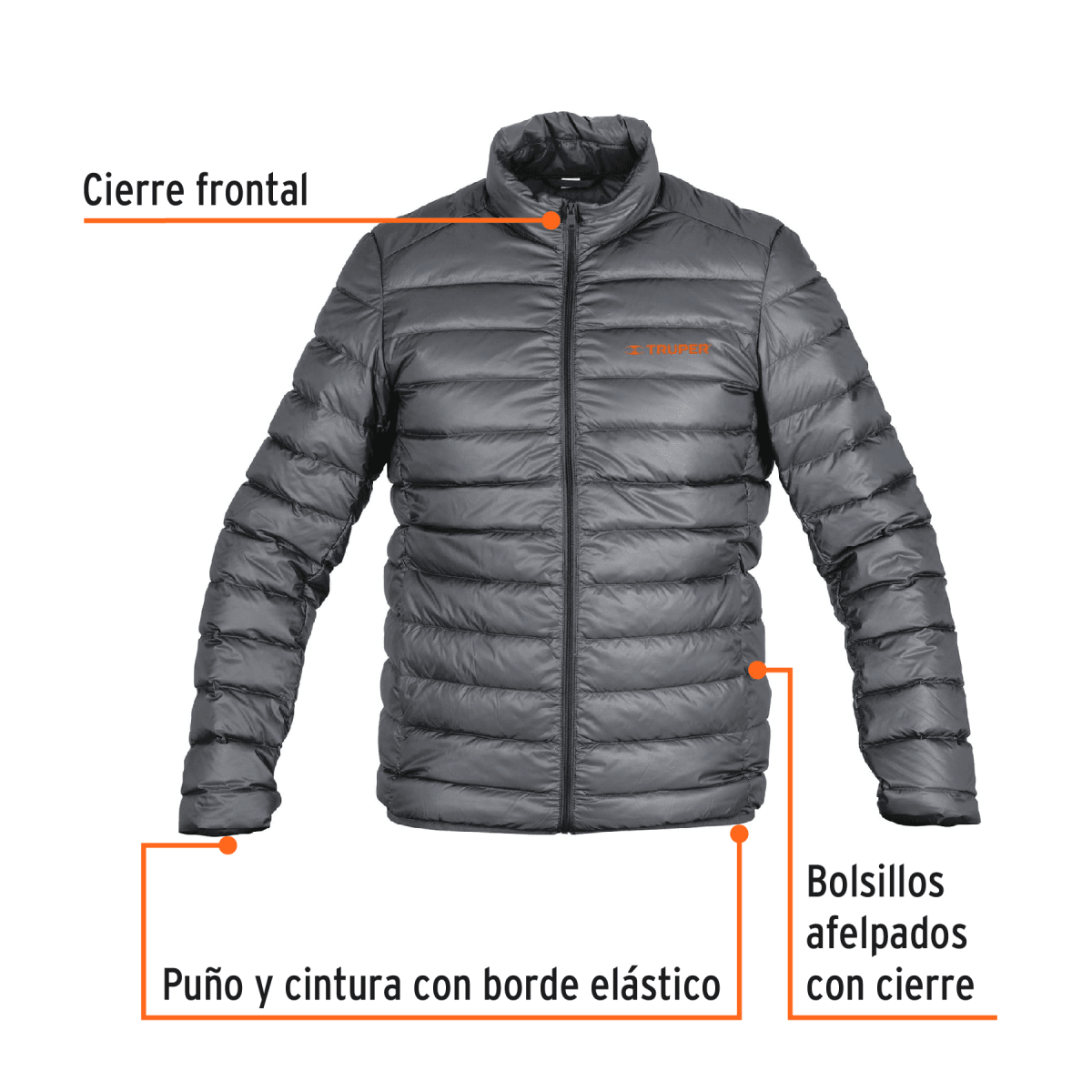 Casaca De Plumas Impermeable para Caballero Truper2