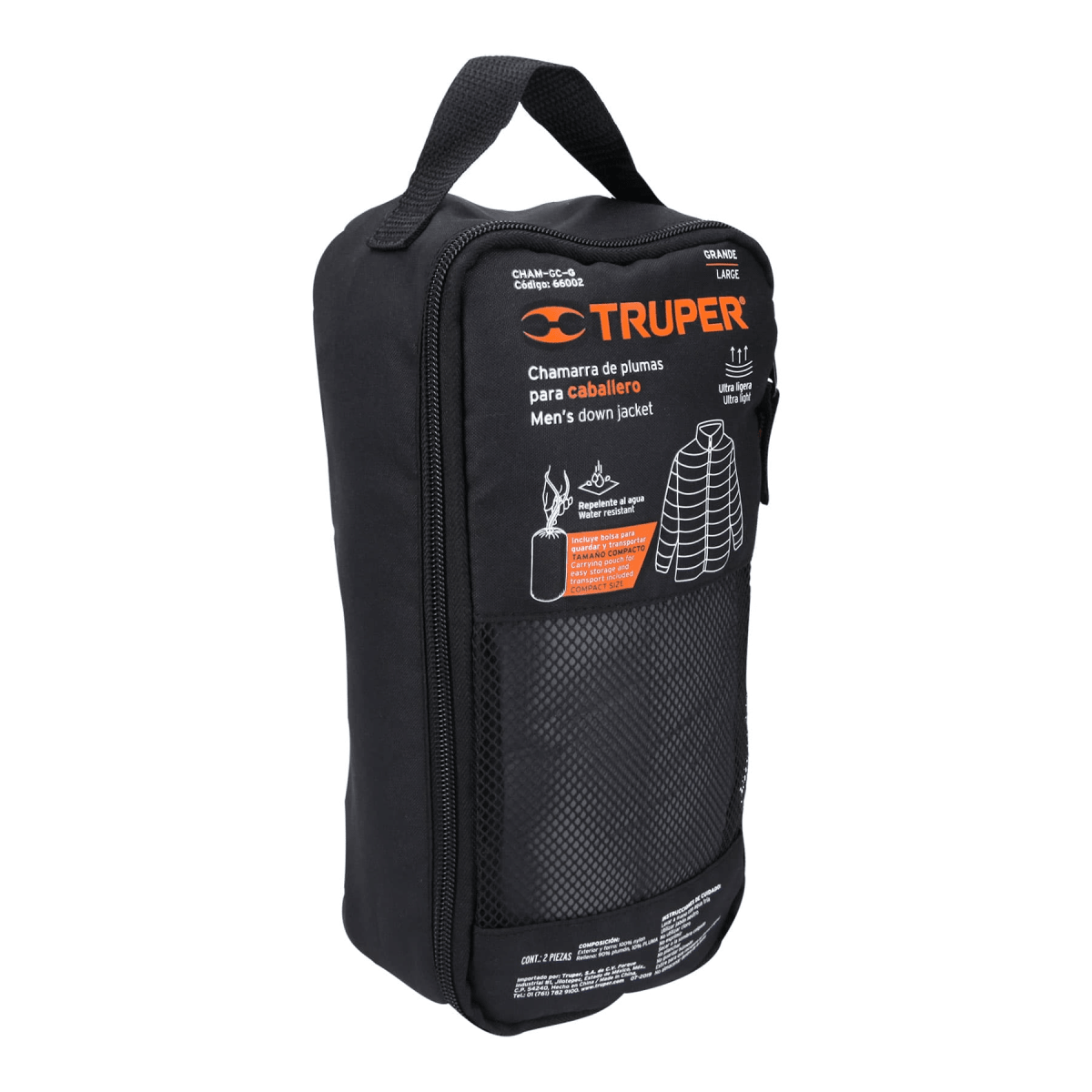 Casaca De Plumas Impermeable para Caballero Truper4