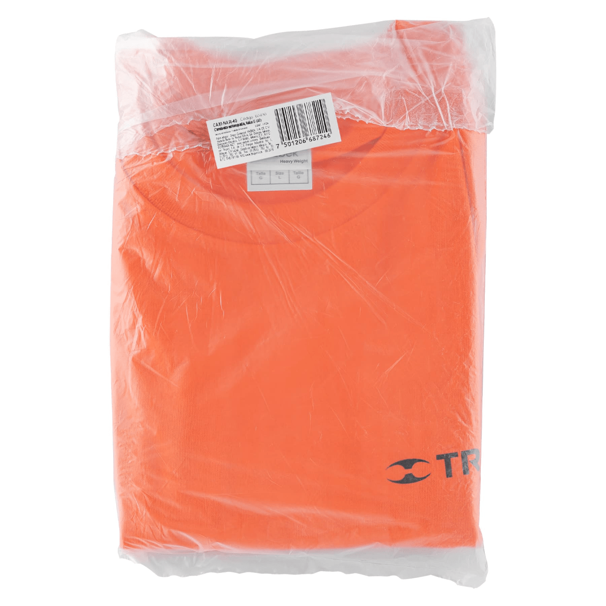 Polo oversize Naranja Truper de algodón5