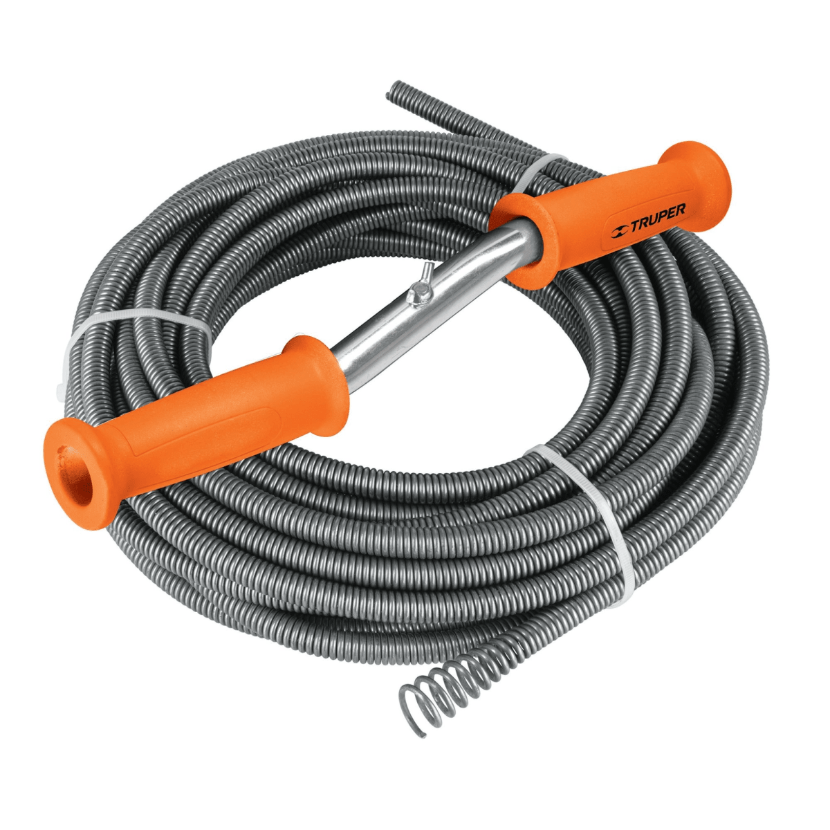 Desatorador de drenaje y tuberías de 15 m tipo barreno con manivela1