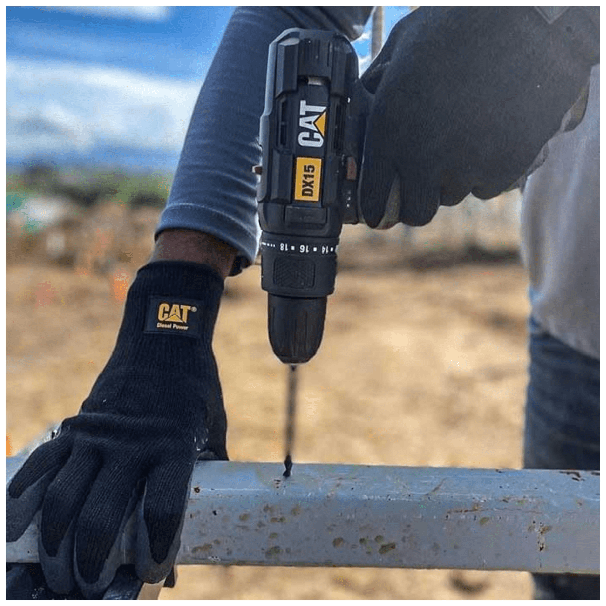 Taladro percutor atornillador inalambrico 12v CAT  DX153