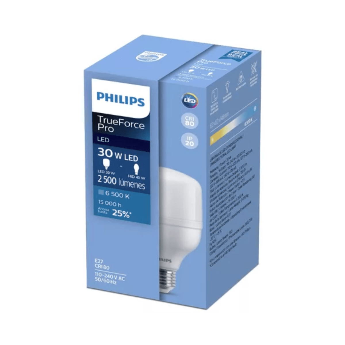 FOCO LED TRUEFORCE PHILIPS 30W 3K LÚMENES LUZ FRÍA2