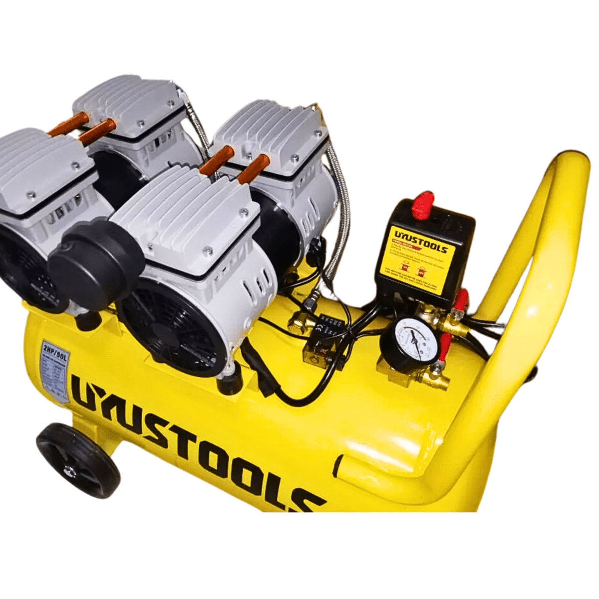 Compresora silenciosa Compresora de aire  50L - 1500W UYUSTOOLS3