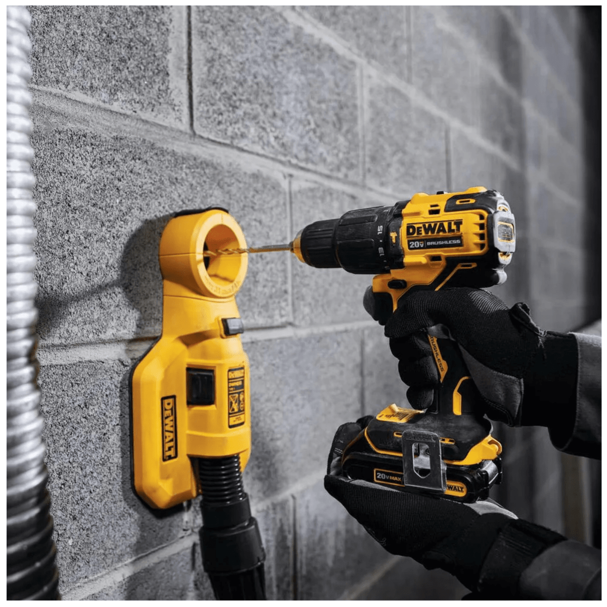 COMBO Taladro Percutor llave de impacto 20V BRUSHLESS ATOMIC DEWALT2