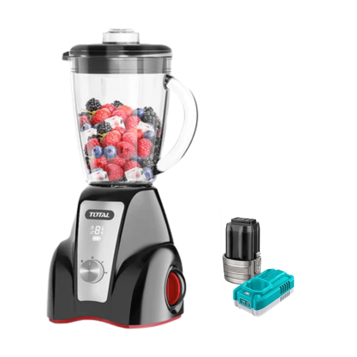 Licuadora inalambrica 16V con pantalla LED batería y cargador1