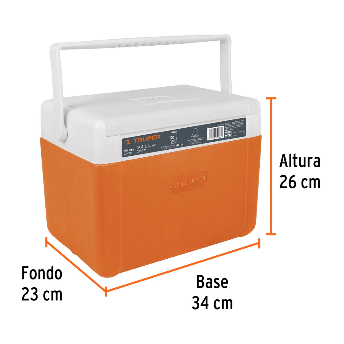 Cooler hielera 9,4 LITROS Truper3