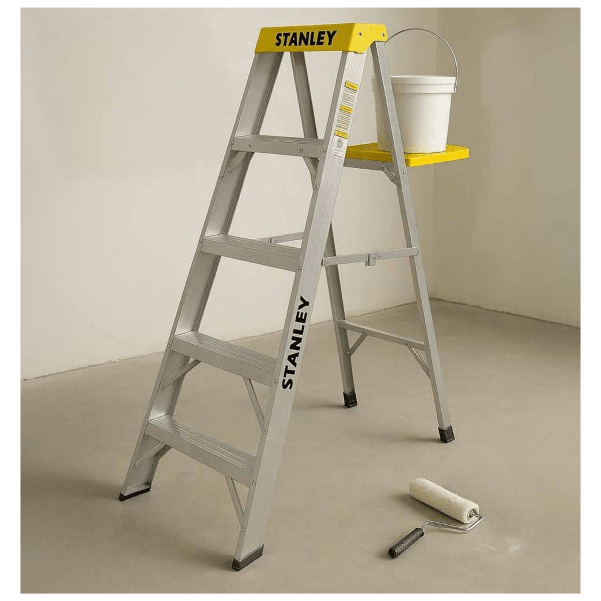 ESCALERA TIJERA 4 PELDAÑOS ALUMINIO STANLEY3