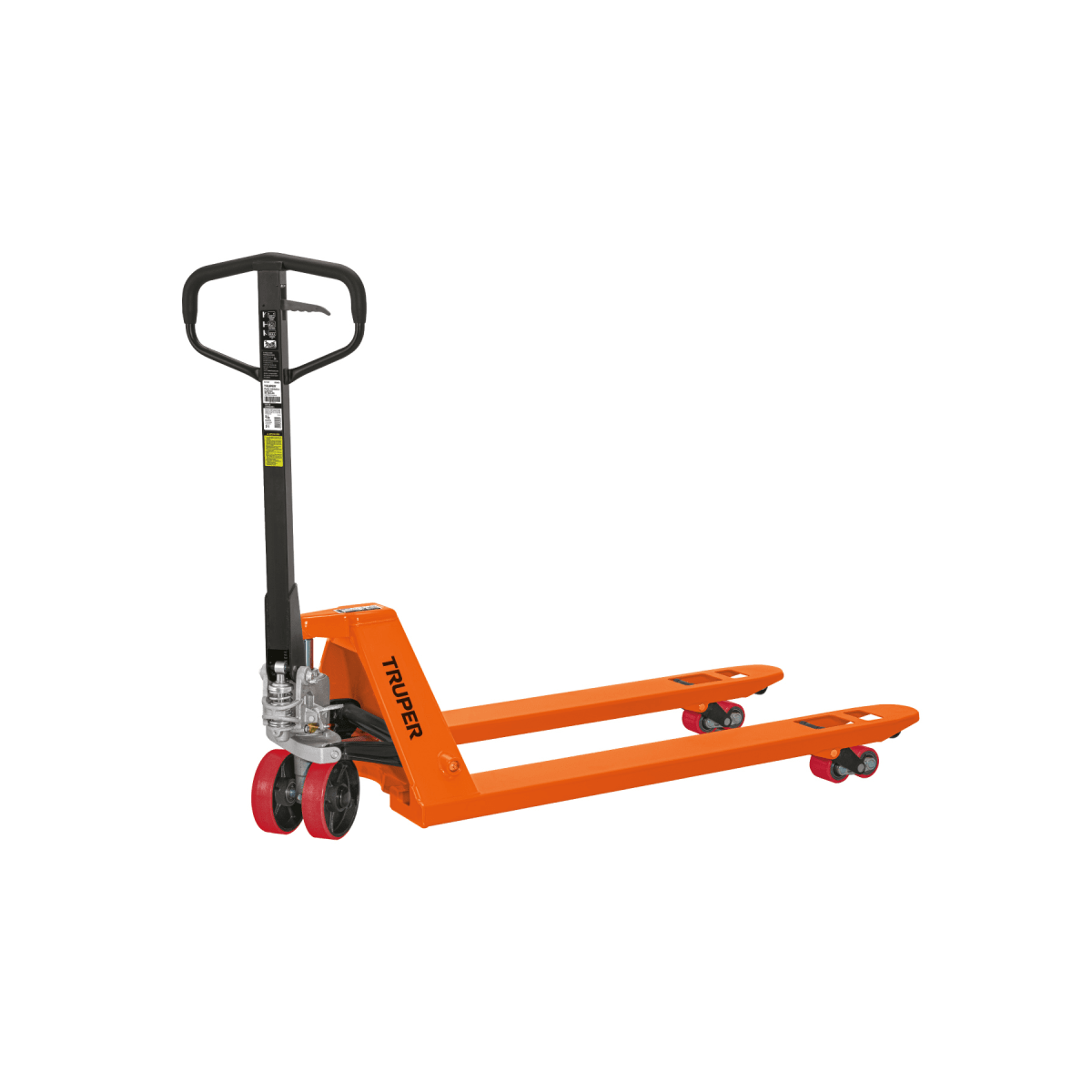 Patín traspaleta 2.5 ton con ruedas de poliuretano, Truper1