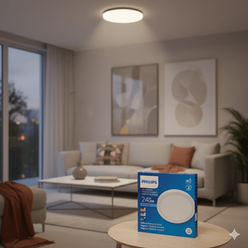 FOCO LED PHILIPS DOWNLIGHT 24W LUZ FRÍA2