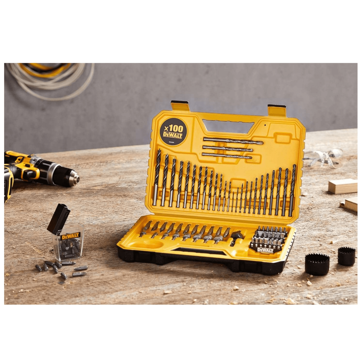Brocas y puntas para taladro 100 piezas DT71563-QZ DEWALT3