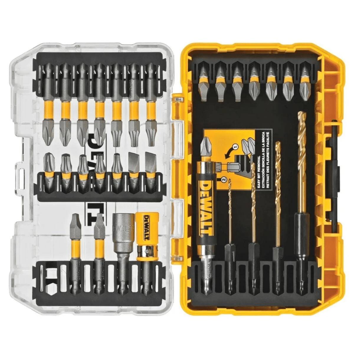 ATORNILLADORES ABELLANADORES DADOS  SET 32 PZS DEWALT1