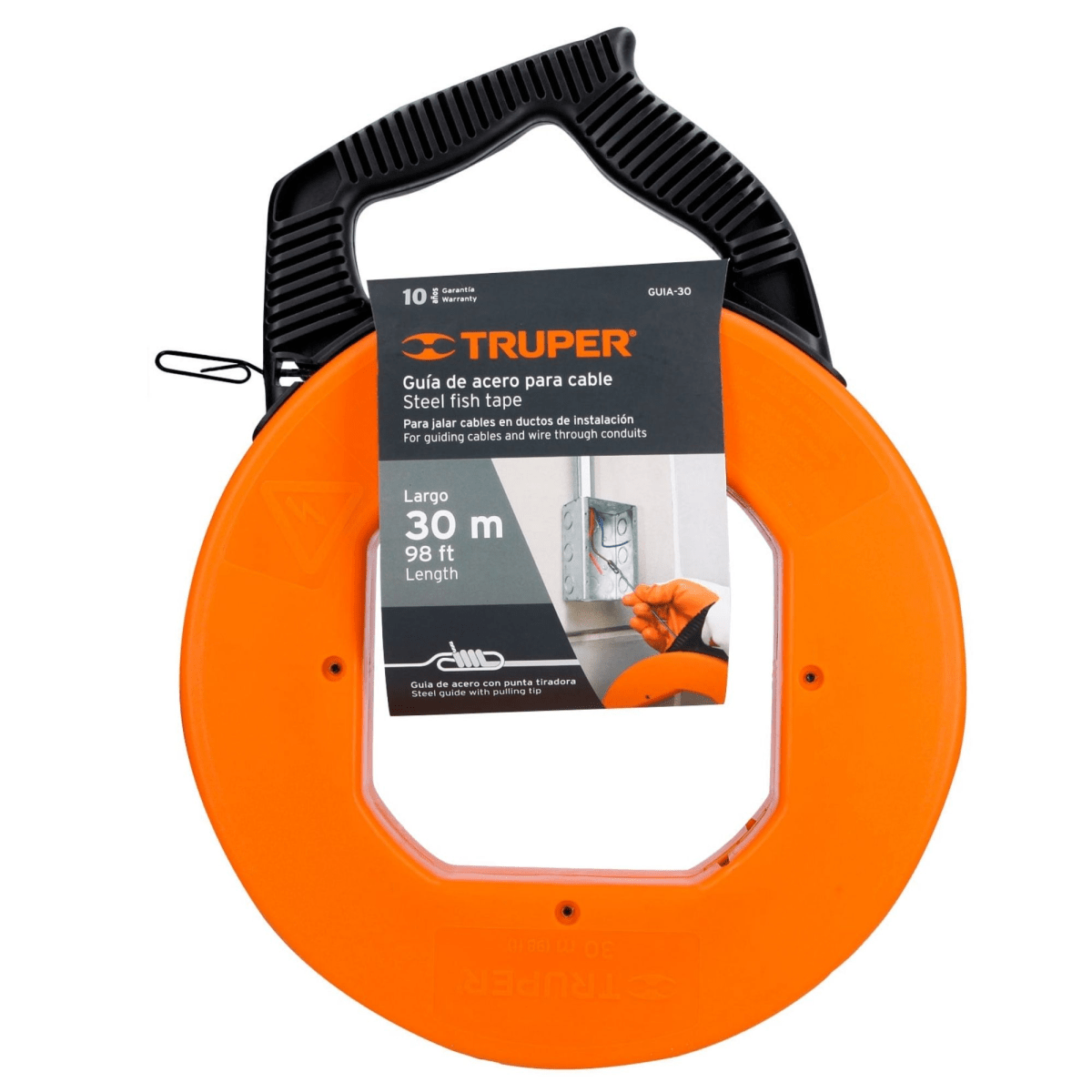 Wincha Pasacable de acero 30m USO RUDO truper5