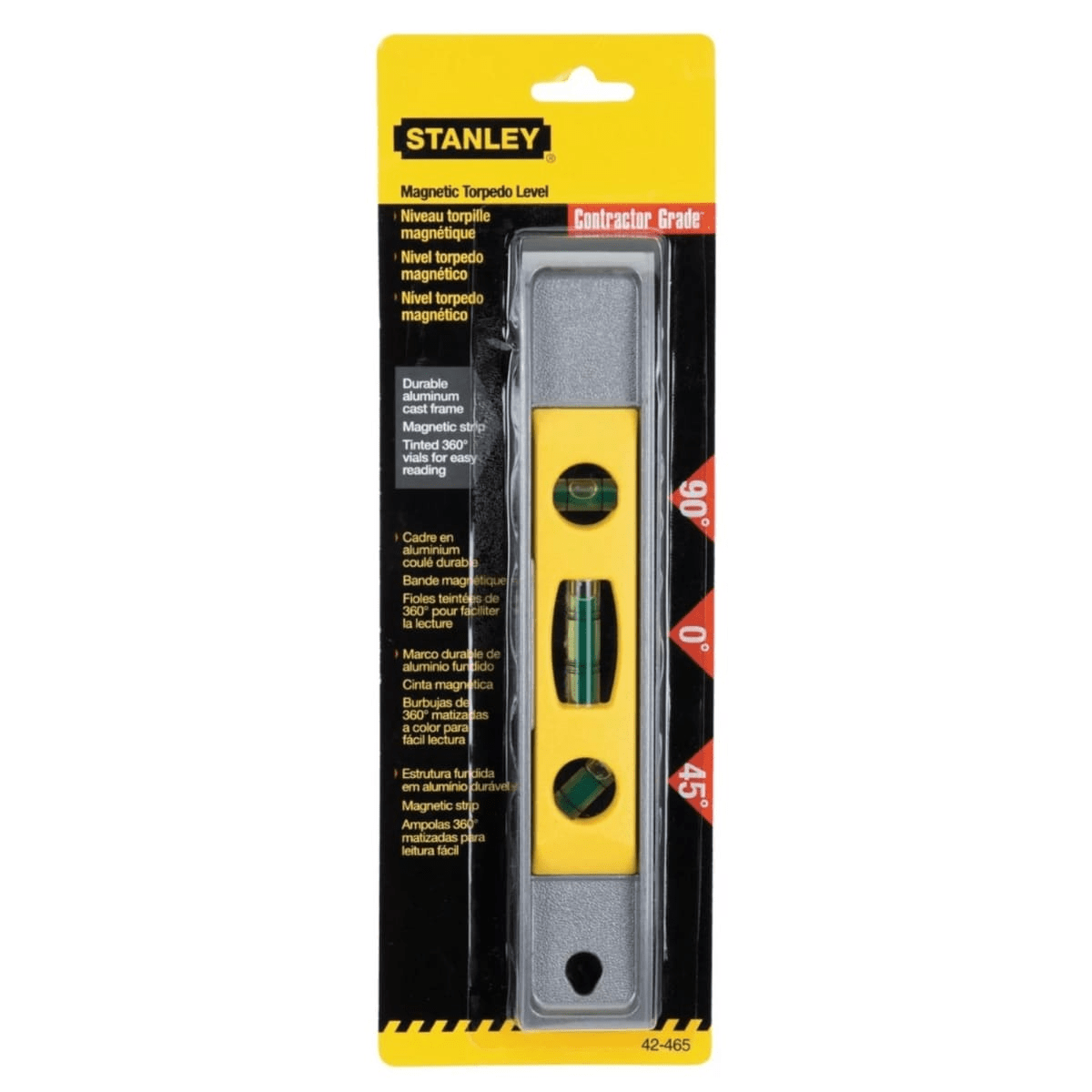 Nivel magnetico torpedo alto impacto 23cm 9