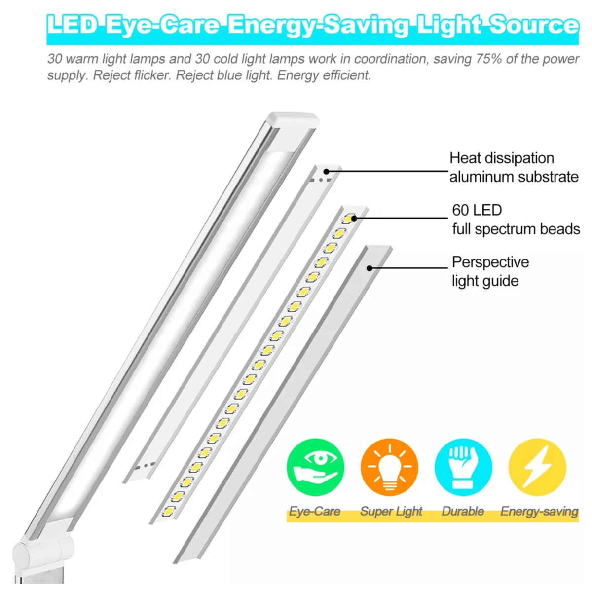 Lampara de escritorio led con cargador inalambrico7