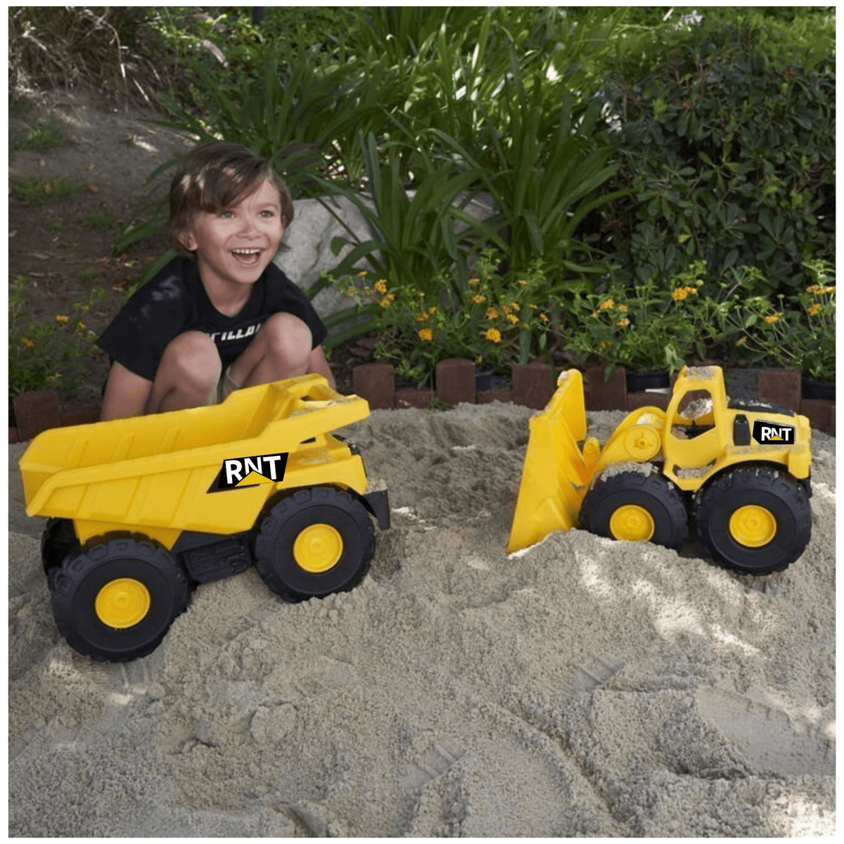 Juguete maquinarias pesadas Excavadora con Casco y Herramientas2