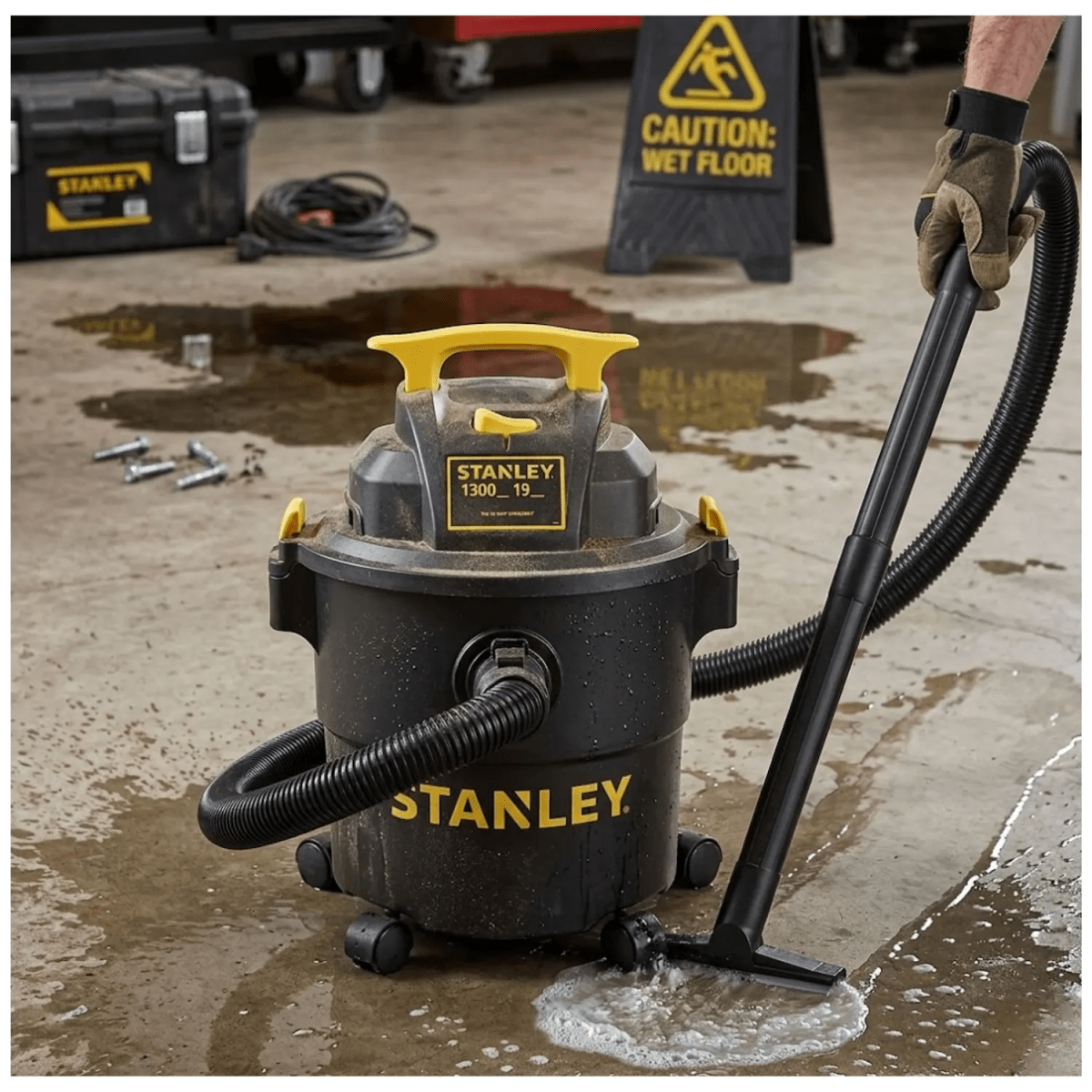 ASPIRADORA DE POLVO Y LIQUIDO 19 LITROS 1000 WATS STANLEY6