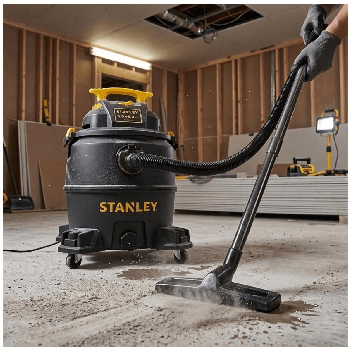 Aspiradora y sopladora de polvo y liquido 30 litros 1000W STANLEY5