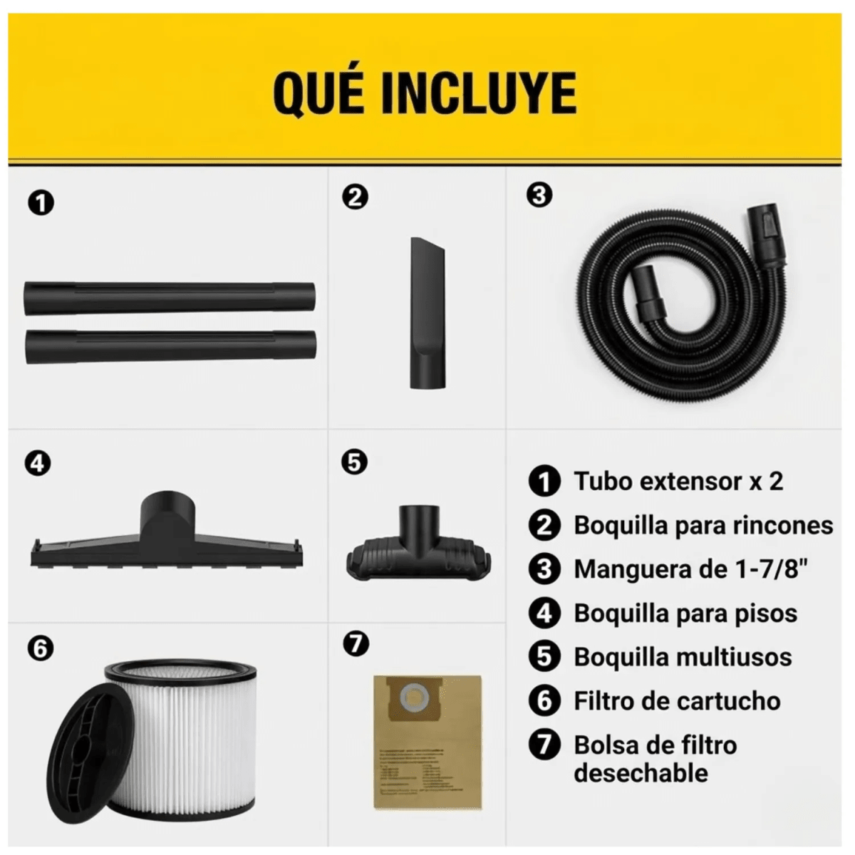 Aspiradora y sopladora de polvo y liquido 30 litros 1000W STANLEY8