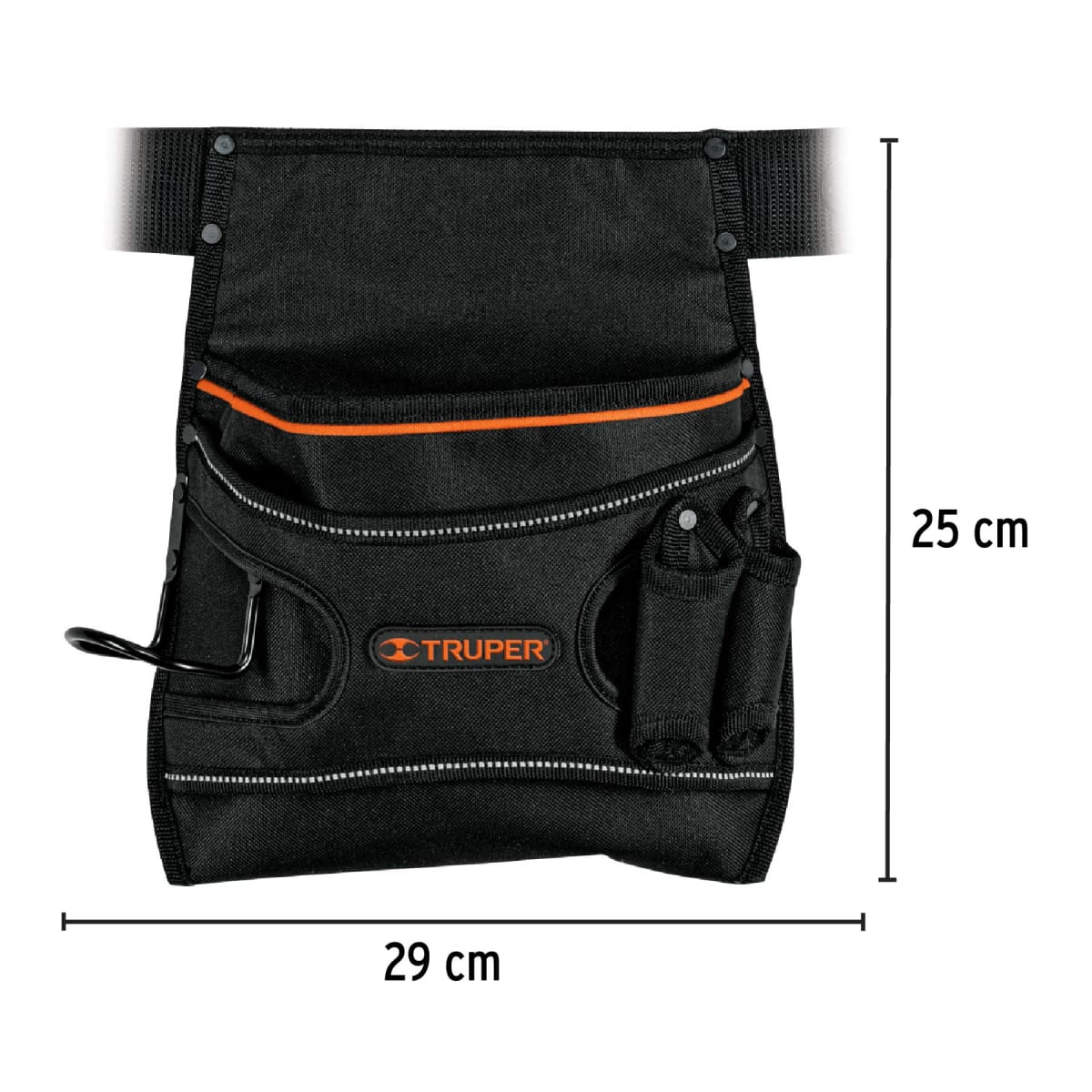 Porta herramientas de poliéster, 5 compartimientos, truper2