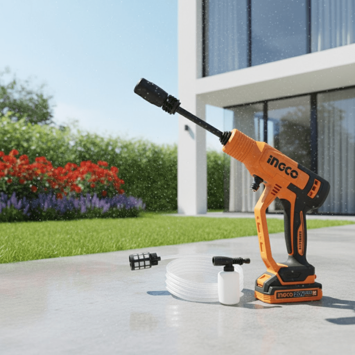 HIDROLAVADORA INALAMBRICA 20V LIMPIEZA PROFUNDA, CPWLI20362  INGCO2