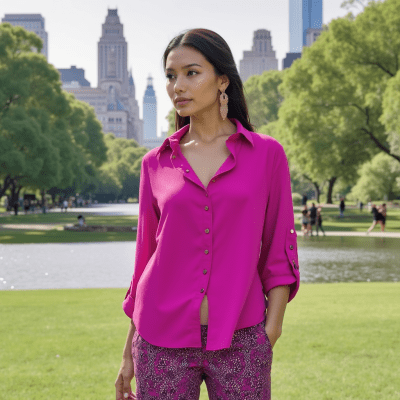 Blusa Básica Manga 3/4 Brasil SHBR PV254