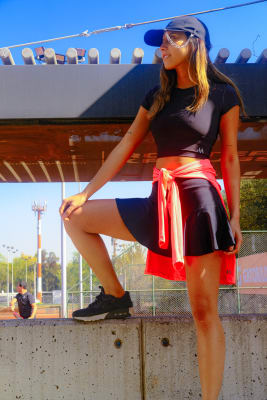 Falda short deportiva brasil MU Shbr OI23 L