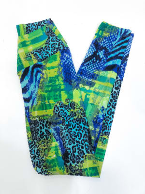 Calza Deportiva Estampada Mujer Animal Print