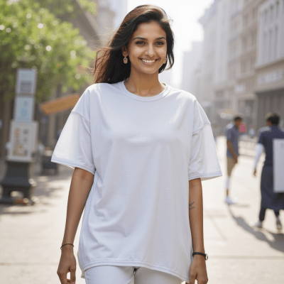 Polera Oversized Lisa San Tyago St. blanco