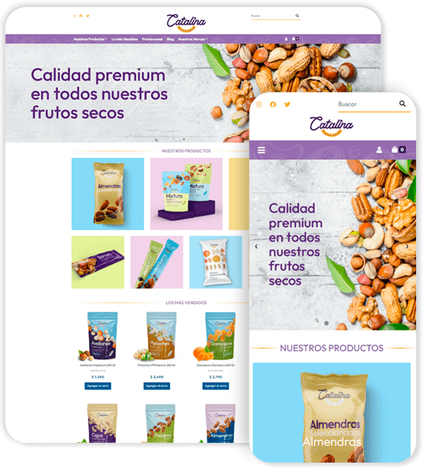 Plantilla de Ecommerce Catalina Pop
