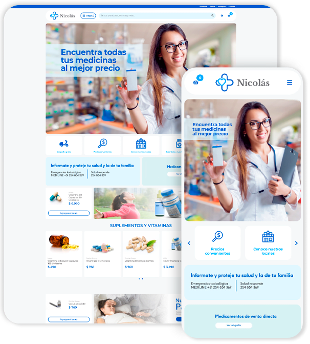 Plantilla de Ecommerce Nicolás clasico