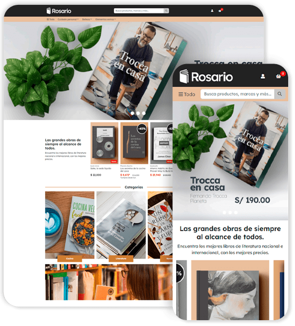 Plantilla de Ecommerce Rosario Moderna