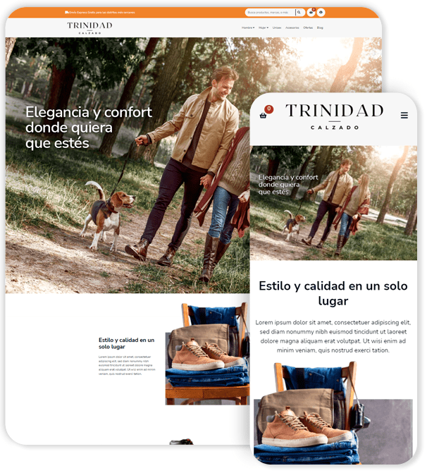 Plantilla de Ecommerce Trinidad pop