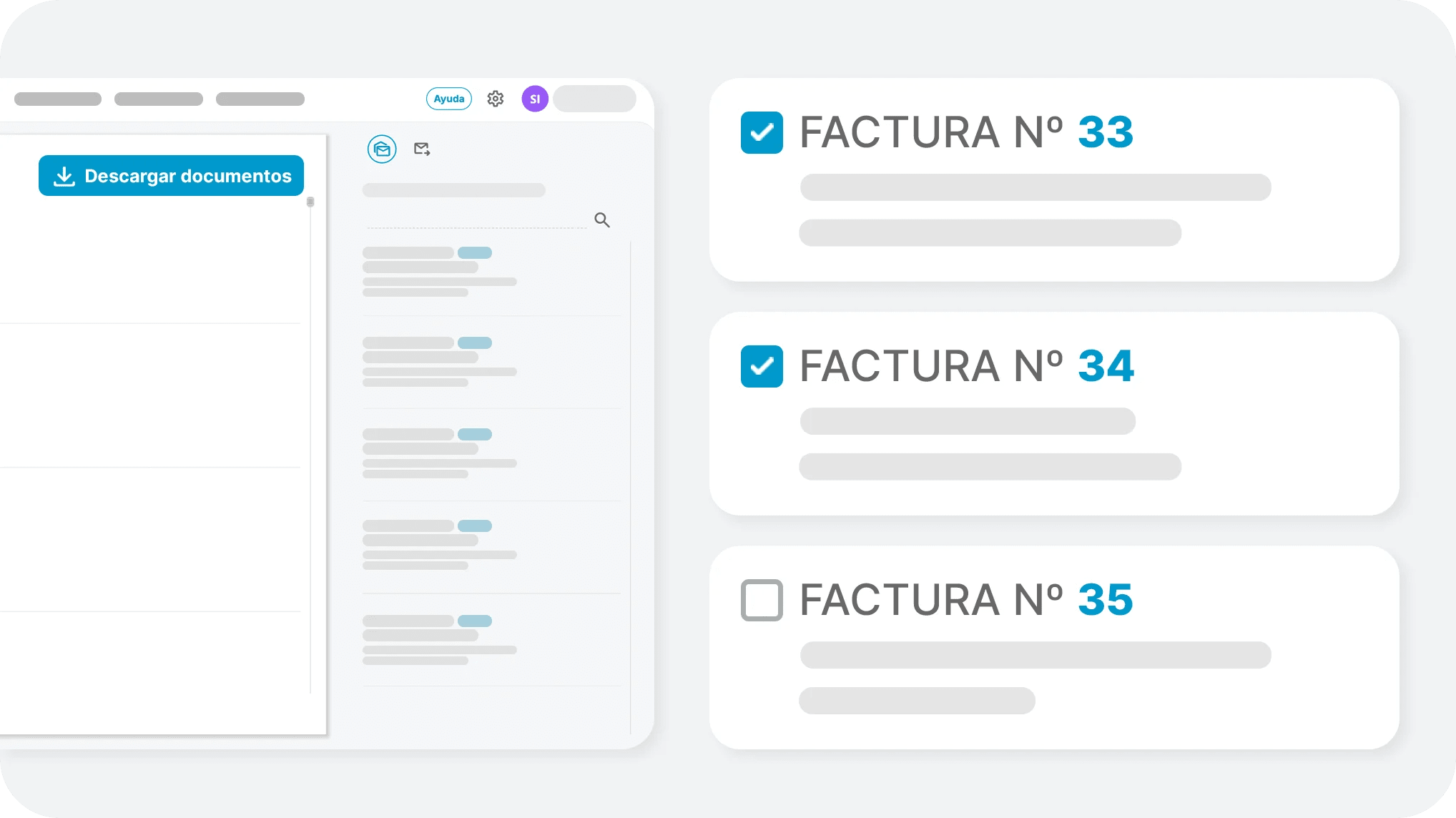 Vista de la app Bsale generando documentos de preventa